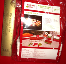 Home Holiday Time Set Christmas Party Supply Oven Safe Bakeware Trays Value Pack - $9.99