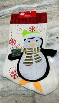 Christmas House Snowman Character Stocking with Fleece Cuff. 18 Inches - £13.34 GBP