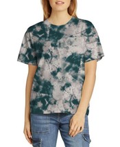 Dickies Juniors Cotton Tie-Dyed Graphic T-Shirt Color Forest Tie Dye Size S - £29.01 GBP
