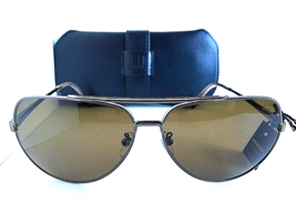 New Polarized Dunhill SDH007 509P Gunmetal Pilot 63mm Men&#39;s Sunglasses Italy D - £151.42 GBP