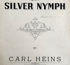 Silver Nymph Carl Heins 1924 Sheet Music Mazurka Brillante Piano DWFF2 - £19.71 GBP