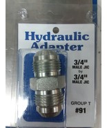 Hydraulic Adapter 3/4&quot; MALE JIC X 3/4” MALE JIC - €17,32 EUR