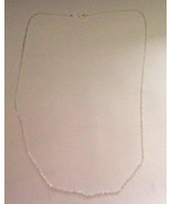 18 Inch Italian Silver Necklace Cable Chain .925 - $17.63 CAD
