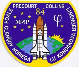 1st Peruvian Nasa Astronaut Carlos I Noriega Of Endeavor 1984 Mnp Decal Sticker - £11.67 GBP