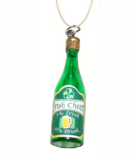Primary image for 5%IRISH 95%DRUNK FUNKY NECKLACE-Funny Bar Charm Novelty Jewelry