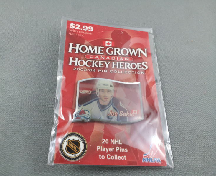 Primary image for Home Grown Heros Hockey Pin - Joe Sakic (Colorado Avalanche) - Rare !!