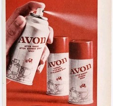 1963 Avon After Shower Deodorant Spray Advertisement Fragrance Men DWII23 - $19.99