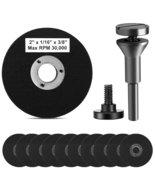 2 Inch Die Grinder Cut-Off Wheel and 3/8In Arbor Hole 1/4In Stem Mountin... - £20.41 GBP