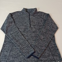 BCG Men's Sweatshirt Men's Gray 1/4 Zip Pockets Pullover Sweatshirt Size Large image 11