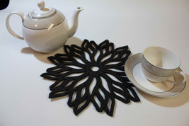 Craft Placemats &amp; Coaster Flames Aster Flower Circle Table Mats Set of 6 pieces - £8.95 GBP