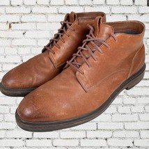 Cole Haan Cranston Boot Woodbury Tumble Brown Leather Size 12W - £56.25 GBP