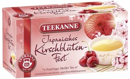 Teekanne Japanese Cherry Blossom Feast tea 20 tea bags-FREE US SHIPPING - $8.90