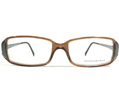 Donna Karan Eyeglasses Frames DK1514 3073 Brown Silver Rectangular 53-16... - $32.51