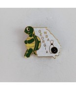 Vintage Georgia WBA With Turtle Lapel Hat Pin - $8.42