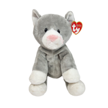 Ty Pluffies 2009 Pursley Baby Grey Kitty Cat Stuffed Animal Plush Toy New W Tag - £75.17 GBP
