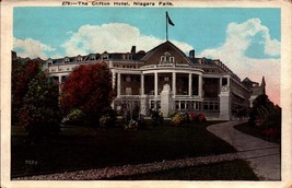 Vintage POSTCARD- The Clifton Hotel, Niagara Falls, Ny BK46 - £0.99 GBP