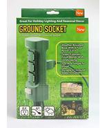 6 Outlet Unviersal Ground Stake Outdoor 6 Foot Power Cord Included - £35.71 GBP