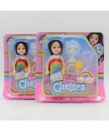 Lot of 2 Barbie Chelsea You Can Be Anything Doll Rainbow, Pride Keychain... - $448.16 MXN