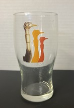 Guinness Beer ~ Pint Glass ~ Drinkware Bar Ware Ostrich - £8.72 GBP