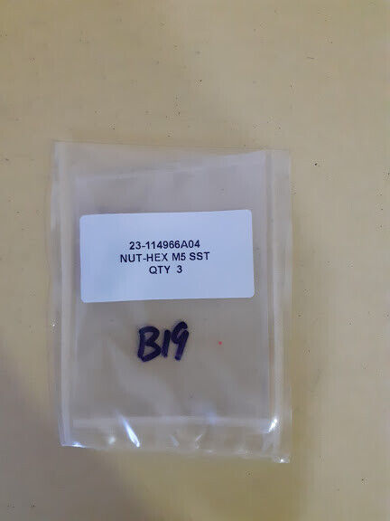 Nut-Hex M5 SST Lot of 3 New - $2.19