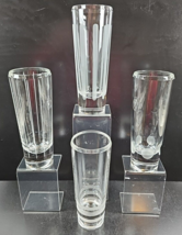 4 Pc Wedgwood Modern Graphic Highball Glasses Mix Set Vera Wang Dots Stripes Lot - £139.53 GBP