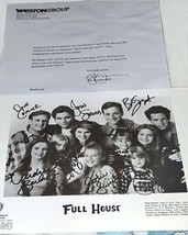 Full House Cast Autographed 8x10 Rpt Promo Photo W Letter Great Show - £12.50 GBP