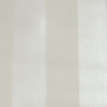 12sr White &amp; White Mica Wide Striped Wallpaper - £302.93 GBP