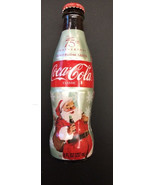 Sundblom Santa  75th Anniversary WrappedHoliday CocaColaCoke Bottle FULL... - £5.31 GBP