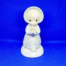 Vintage 1988 Precious Moments December 110116 Porcelain Figurine Enesco - $13.30
