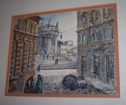 H. M. Gasser Original Water Color Painting &quot;Rome&quot; Signed By Artist - £4,242.25 GBP