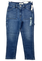 Edgely Womens Blue Denim Slim Straight Ankle High Rise Jeans Size 4 - NEW - $29.69