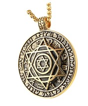 Seal Solomon Six-pointed Star 12 Pendant 22+2 - £45.96 GBP