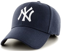 New York Yankees MLB Fan Favorite Navy Blue MVP Hat Cap Adult Men&#39;s Snapback - £15.99 GBP