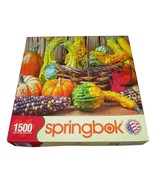 Springbok Jigsaw Puzzle 1500 Pieces Autumn Harvest Colors 2013 Edition #33-15496 - $9.90