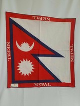 Sikh Hindu Nepal Flag Red White Blue bandana Head Wrap Gear Rumal Handke... - $6.54