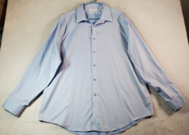 Calvin Klein Dress Shirt Mens Size 2XL Light Blue Long Sleeve Collar Button Down - £15.73 GBP