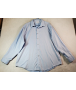 Calvin Klein Dress Shirt Mens Size 2XL Light Blue Long Sleeve Collar But... - £15.48 GBP