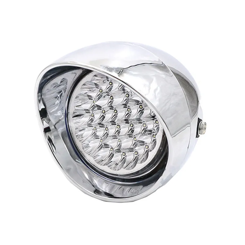 7&quot; LED Universal Motorcycle Bullet Headlight 12v Head Light Front HeadLamp Cruis - $261.70