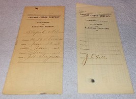  Chicago Edison Company Electric Power Application January 1906 - £15.89 GBP