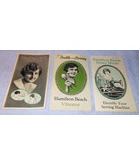 Hamilton Beach Sales Brochures 1930&#39;s Vibrator, Hair Dryer, Home Motor - $12.95