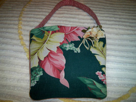 Vintage barkcloth purse tropical1 thumb200