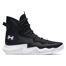 new womens 10 under armour flow highlight ace volleyball shoes black 302... - $61.74