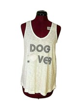 P.J. Salvage Tank Top Women Burnout Size Medium Dog Lover Embroidered Ra... - $30.69