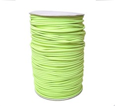 3mm width -5-20yds Neon Yellow Round Elastic Cord Drawstring Rope ET28 - $5.99+