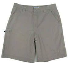 Columbia Sportswear Gray Hiker Shorts Men&#39;s Waist 32&quot; Inseam 10&quot; 100% Co... - $19.80