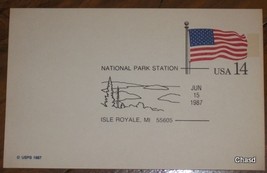 Isle Royale Postmarked Post Card - $8.00