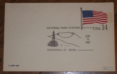 Haleakala, HI Postmarked Post Card - $8.00