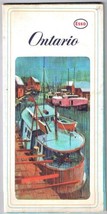 Ontario Roadmap 1964 Esso Ships Art By Glen Arnold - £10.34 GBP