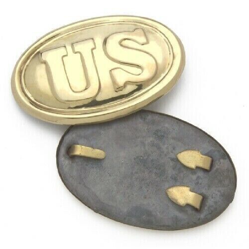 Solid Brass US Civil War Infantry Soldiers U.S. Union Army Soldier Belt Buckle - $24.70