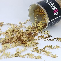 Confetti Word Soul Mate Gold - 1/2 oz-Pounds - FREE SHIP (7717) - $6.92+